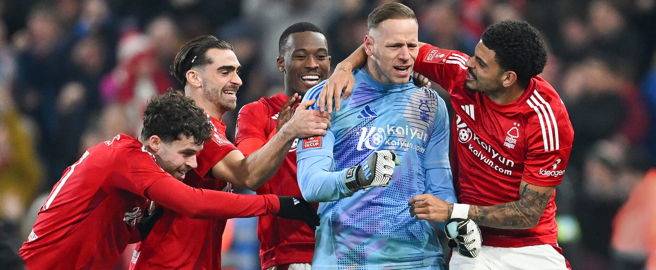 Matz Sels in action for Nottingham Forest in 2025 season