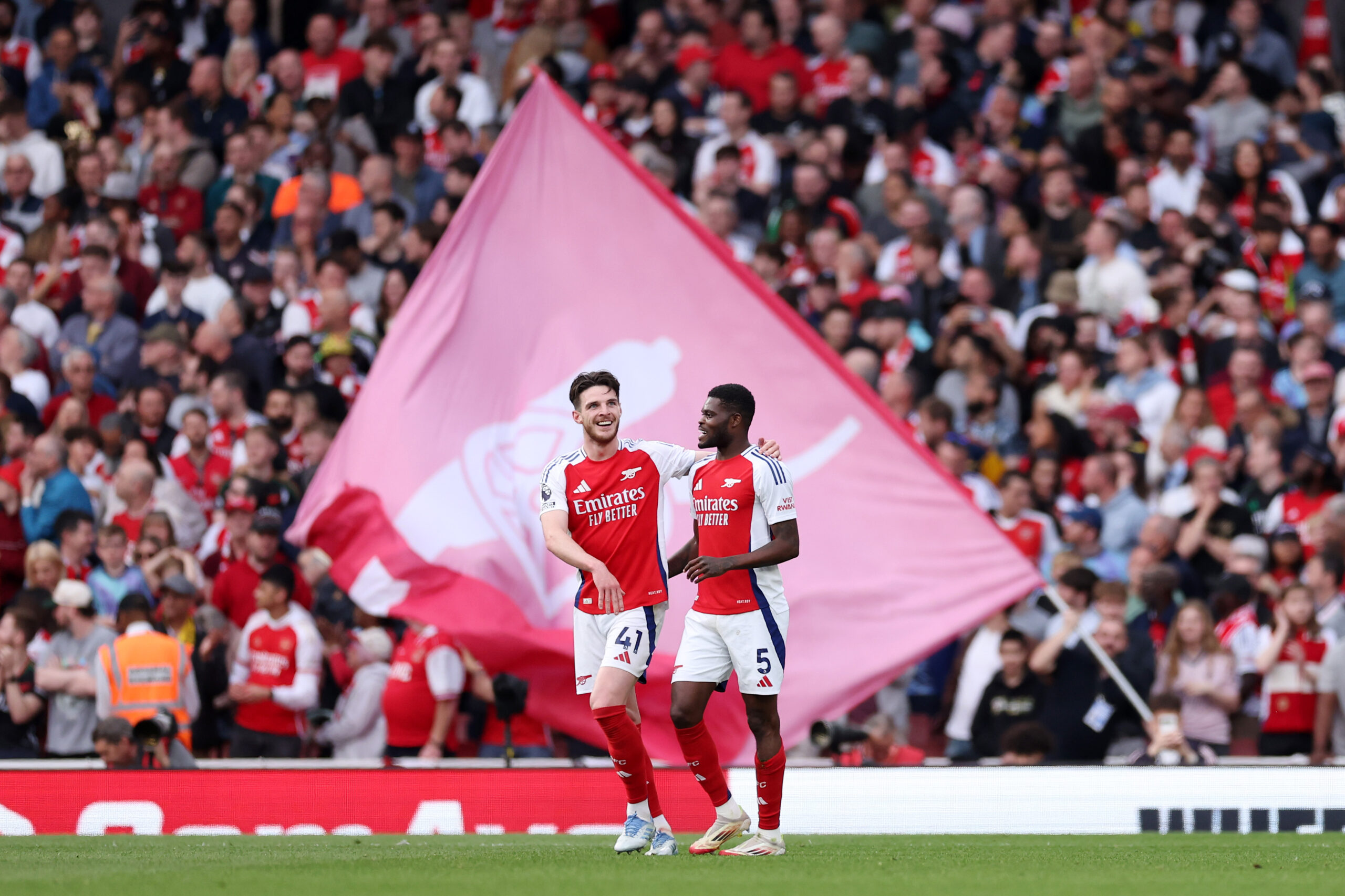 Thomas Partey in action for