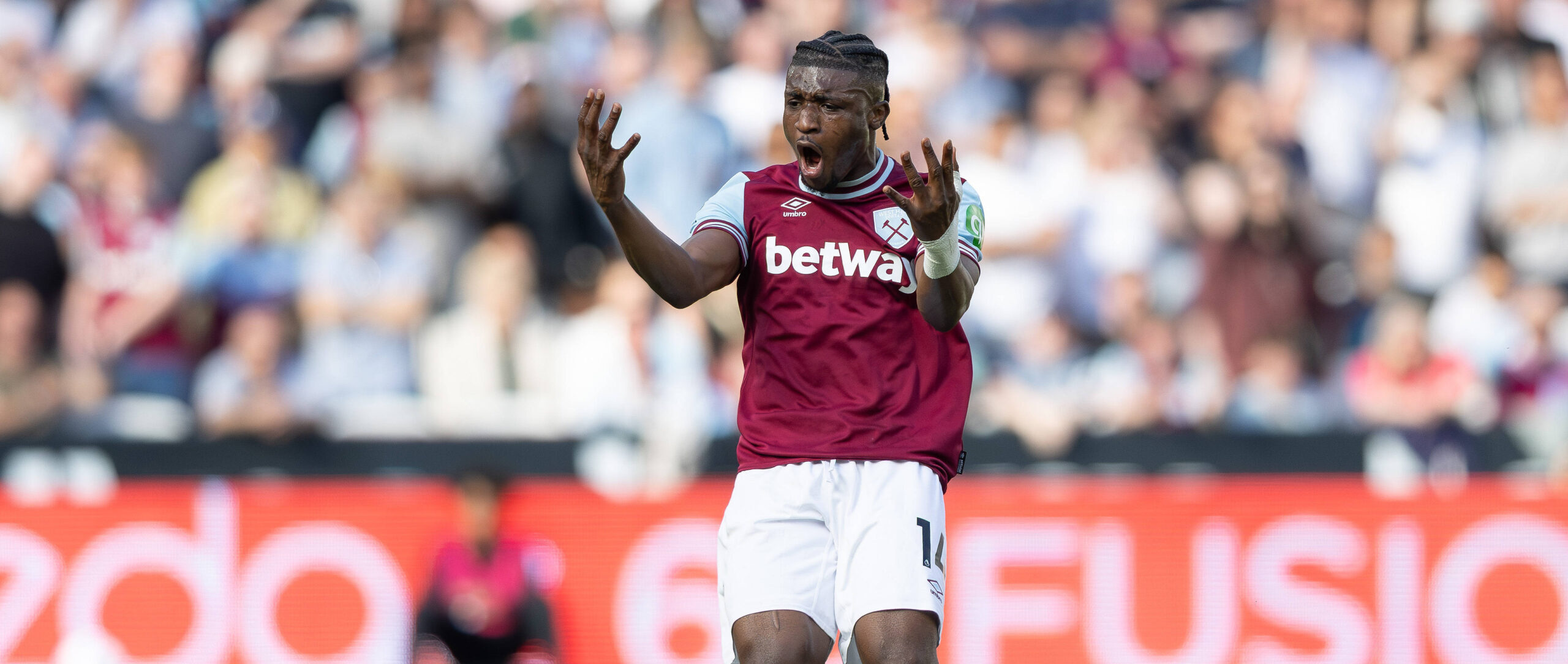 Kudus in action for West Ham 2025
