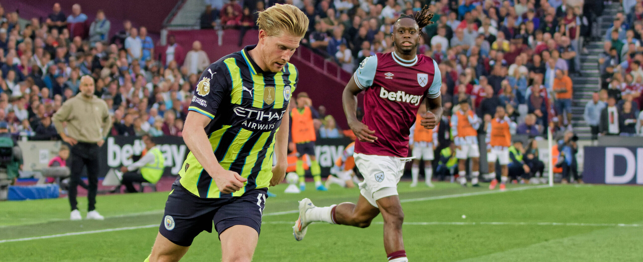 London, England, August 31 2024: Kevin De Bruyne (17 Manchester City) in action during the Premier League game between W