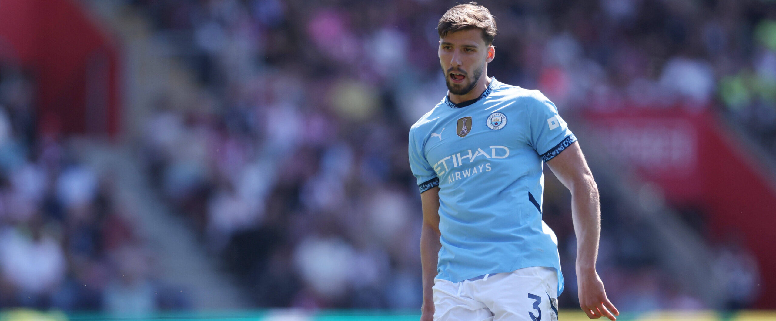 Ruben Dias in action for Manchester City 2025