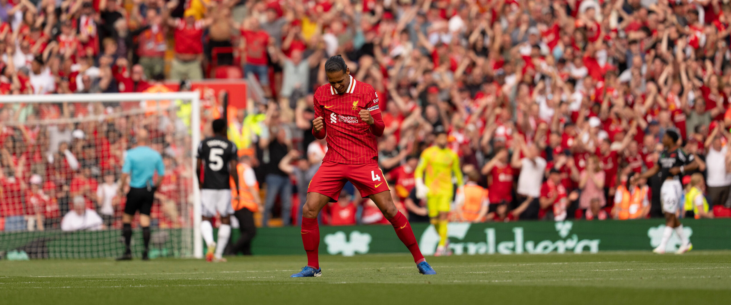van Dijk 2025 vs Arsenal