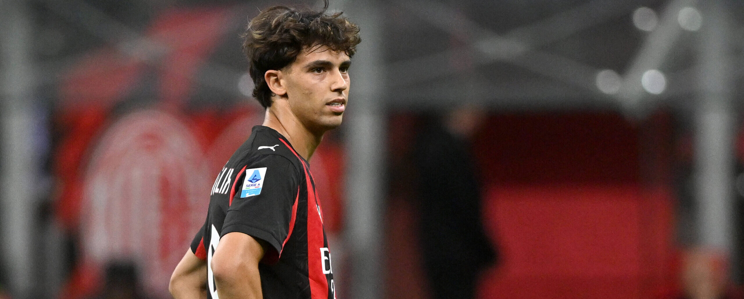 Joao Felix in action for Ac Milan in 2025