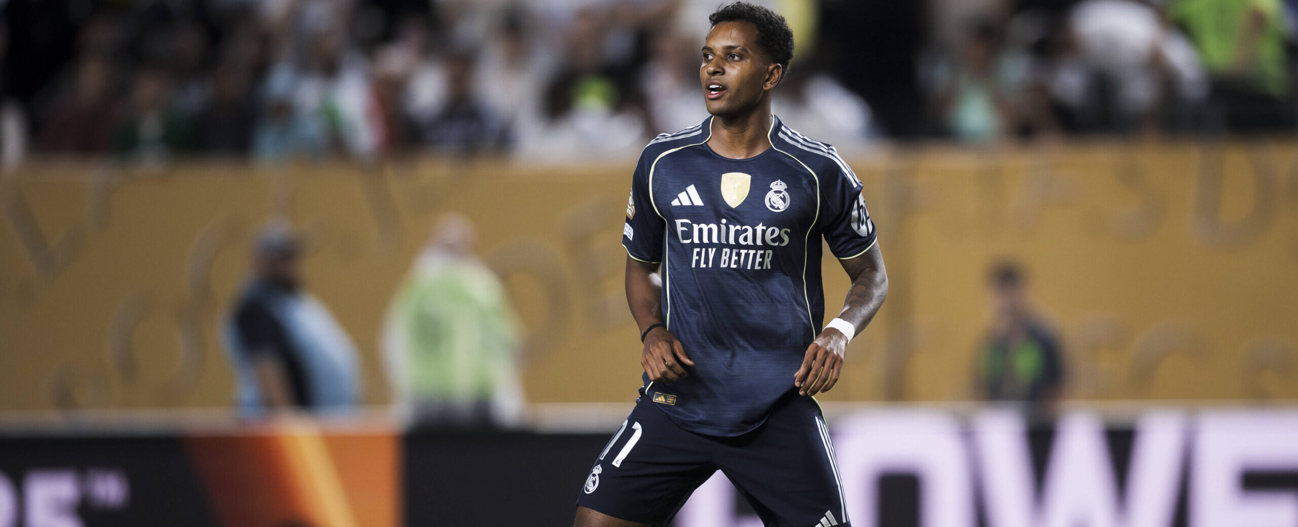 Rodrygo at the Clup World Cup 2025 for Real Madrid