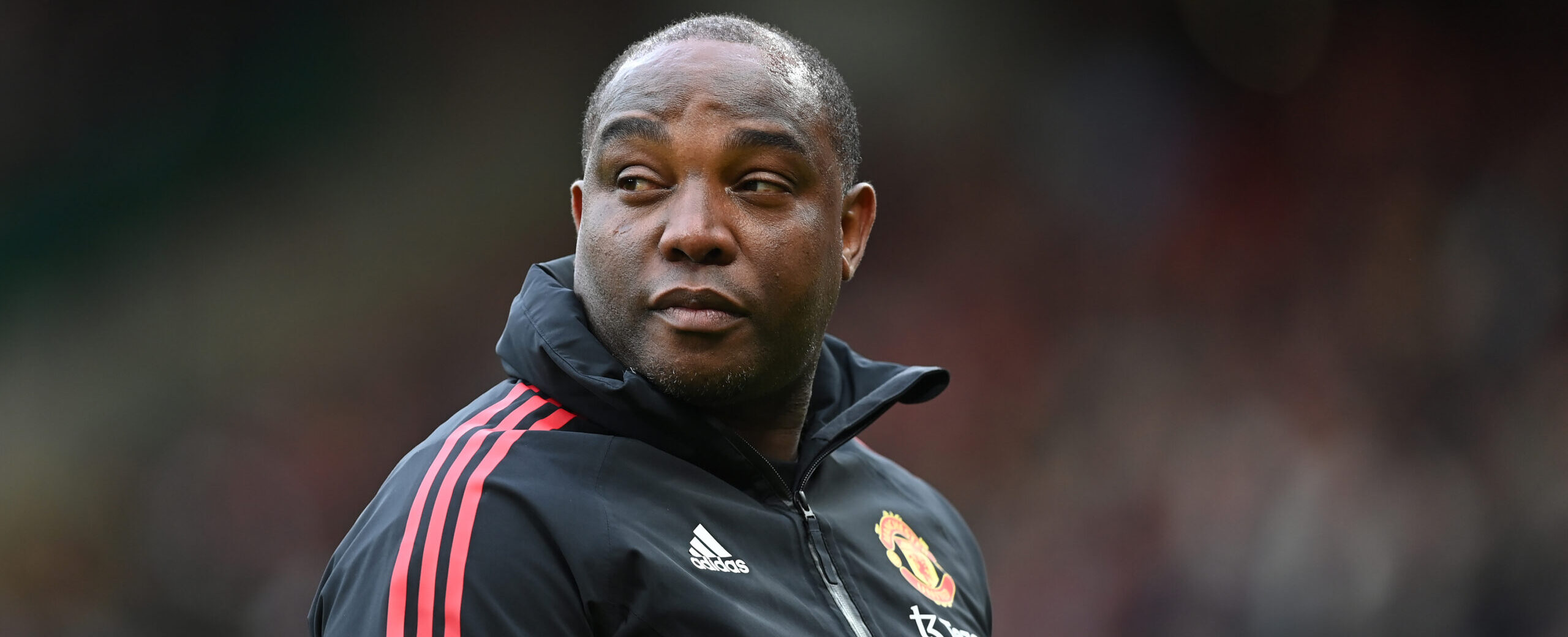 Benni McCarthy training at Manchester United