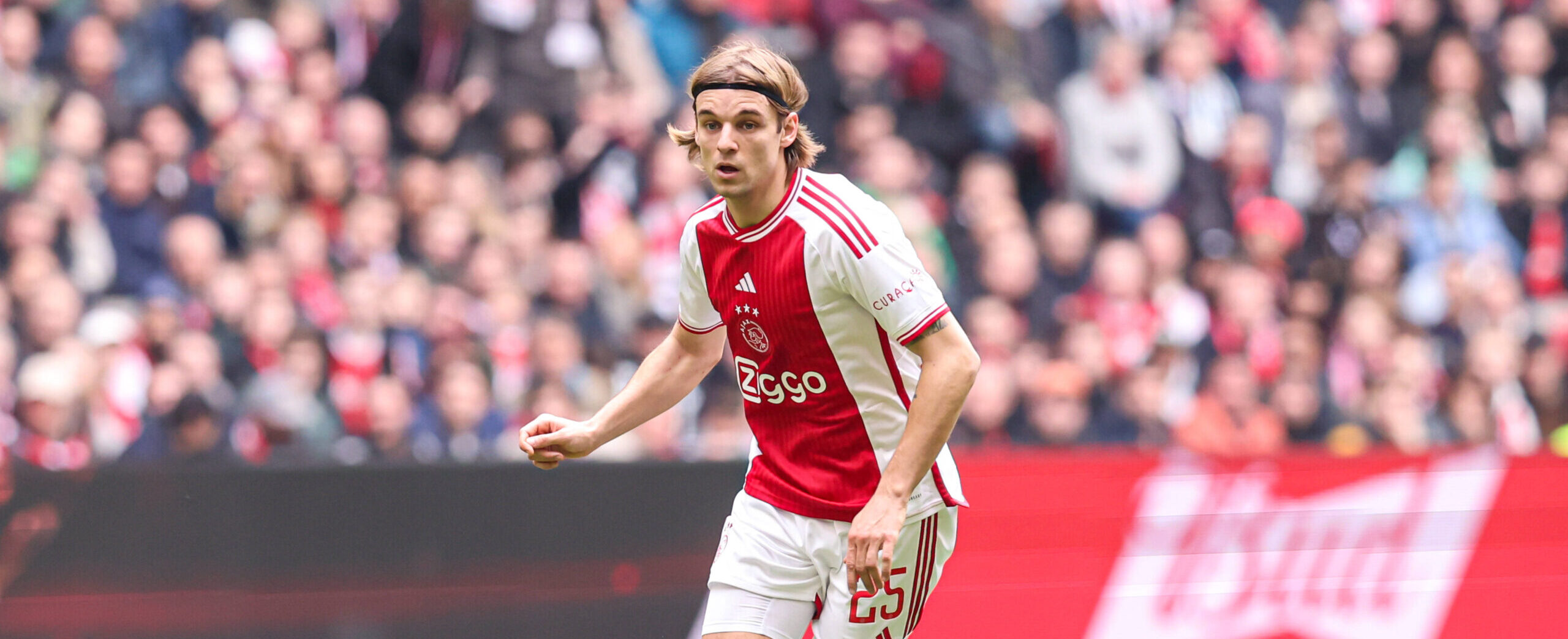 Borna Sosa in action for Ajax in 2024