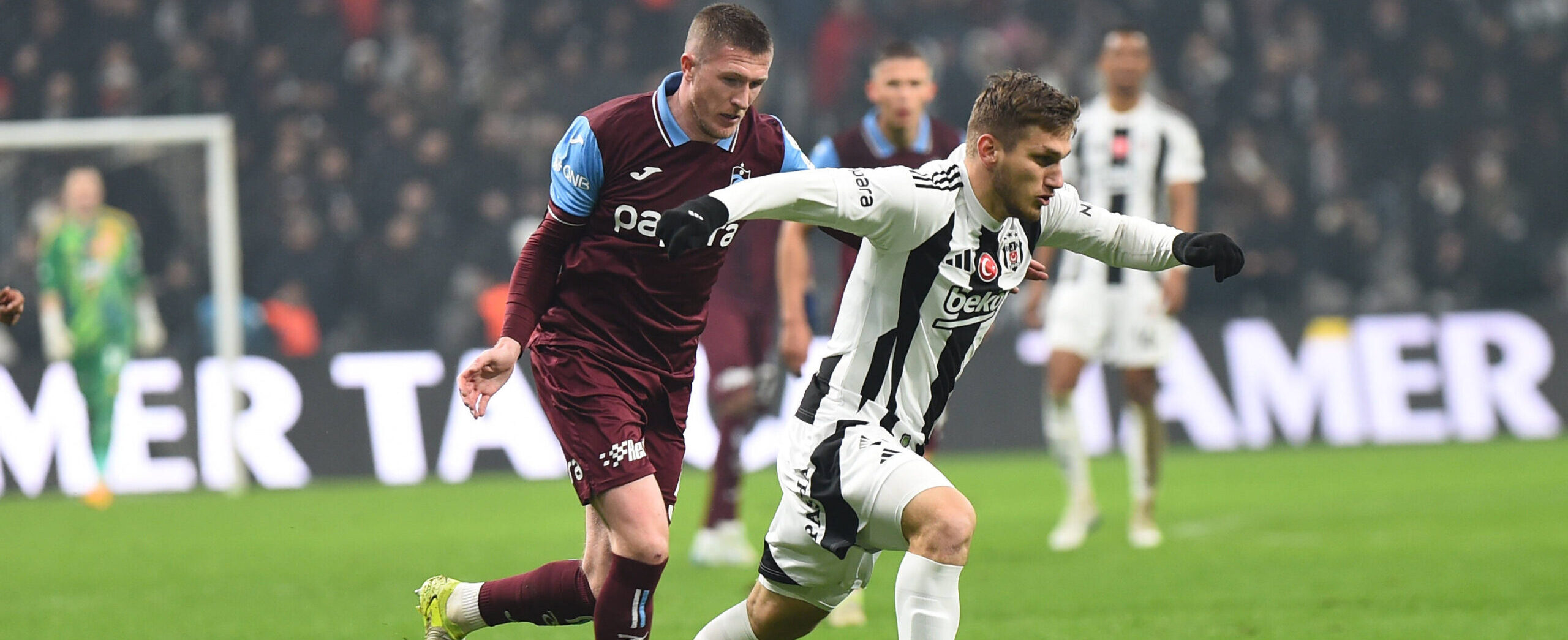 Semih Kilicsoy in action for Besiktas in 2025