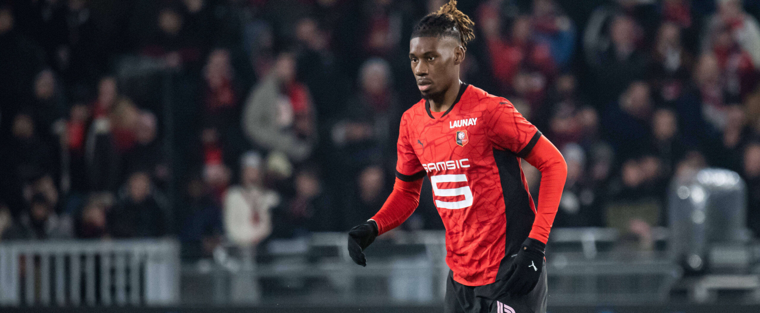 Wooh in action for Lille in 2025