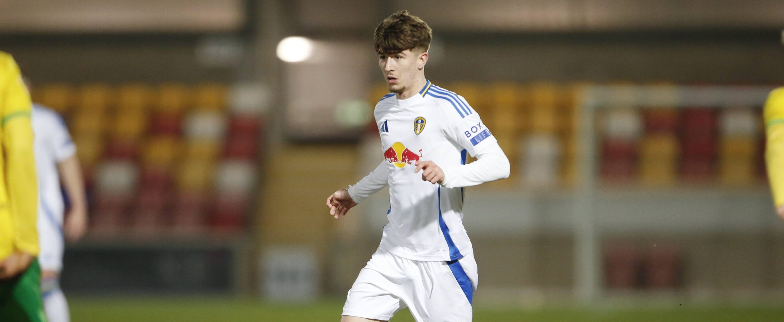 Josh McDonald in action for Leeds United