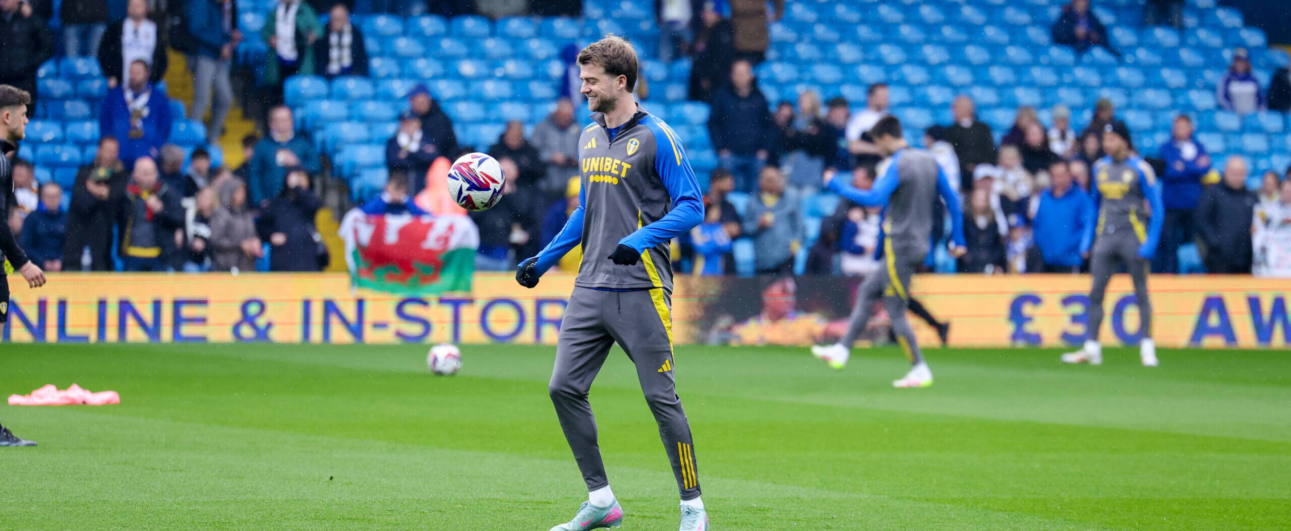 Patrick Bamford in action for Leeds United 2025, not in Fark