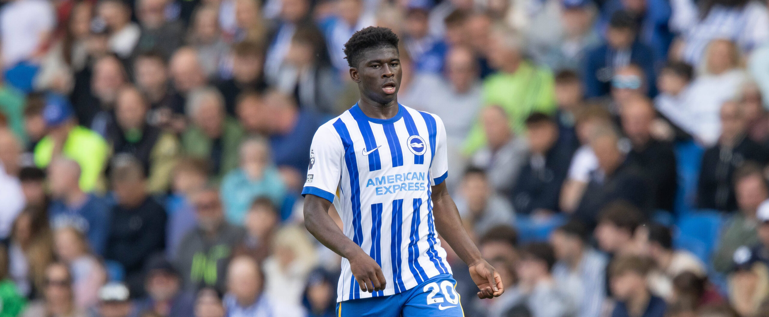 Carlos Baleba in action for Brighton - Rio Ferdinand wants him at Manchester United