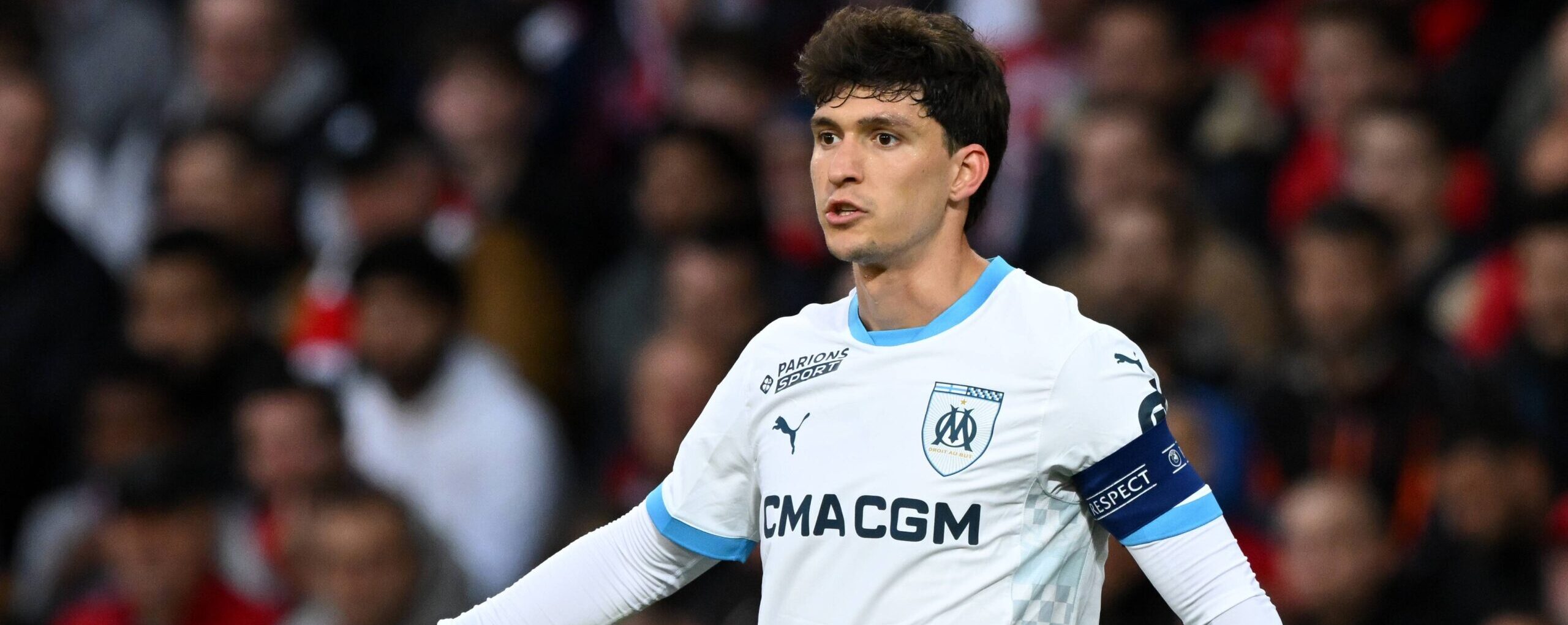 Leonardo Balerdi 2025 playing for Marseille