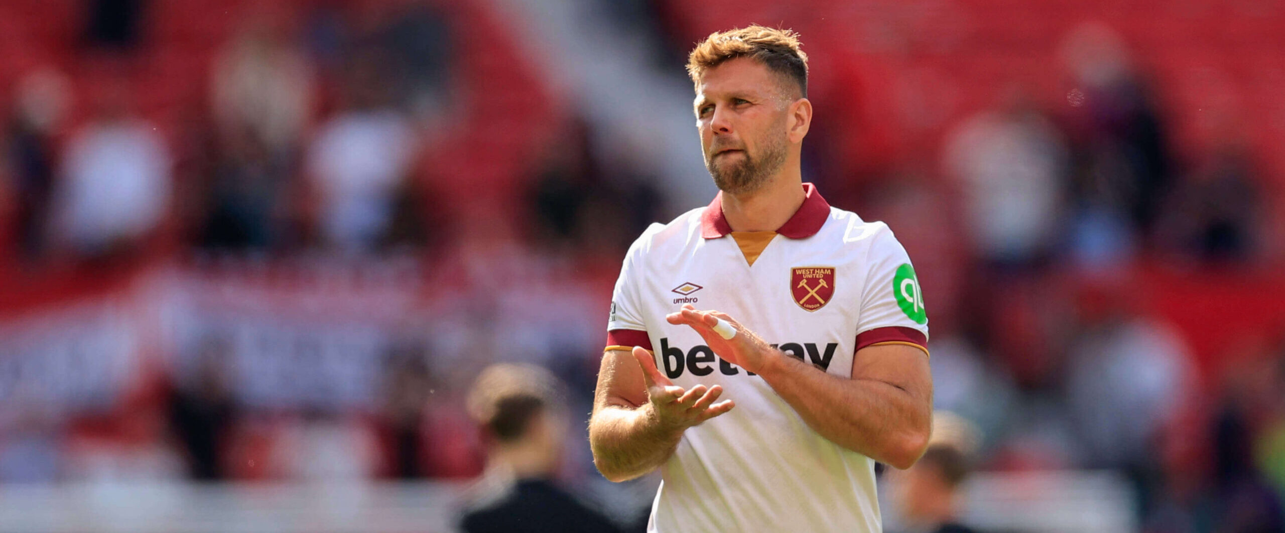 Niclas Fullkrug in action for West Ham United