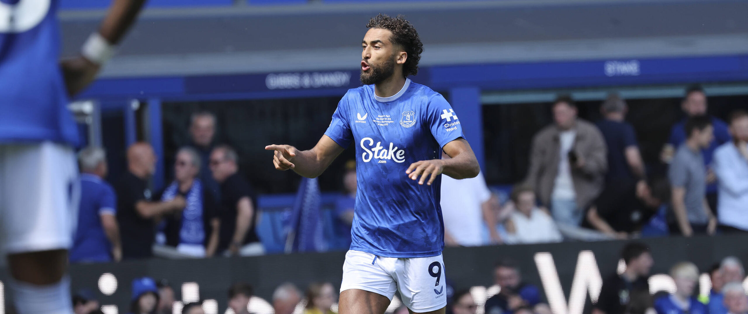 Calvert-Lewin in action for Everton in 2025. Joins Leeds United in 2025 transfer free