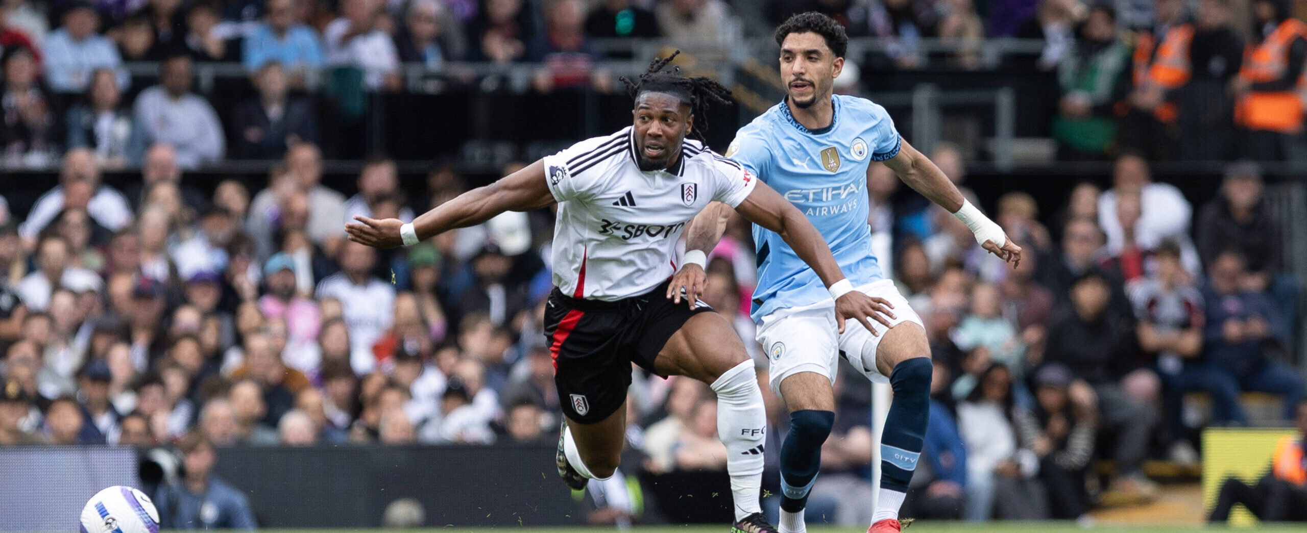 Adama Traore in action for Fulham in 2025