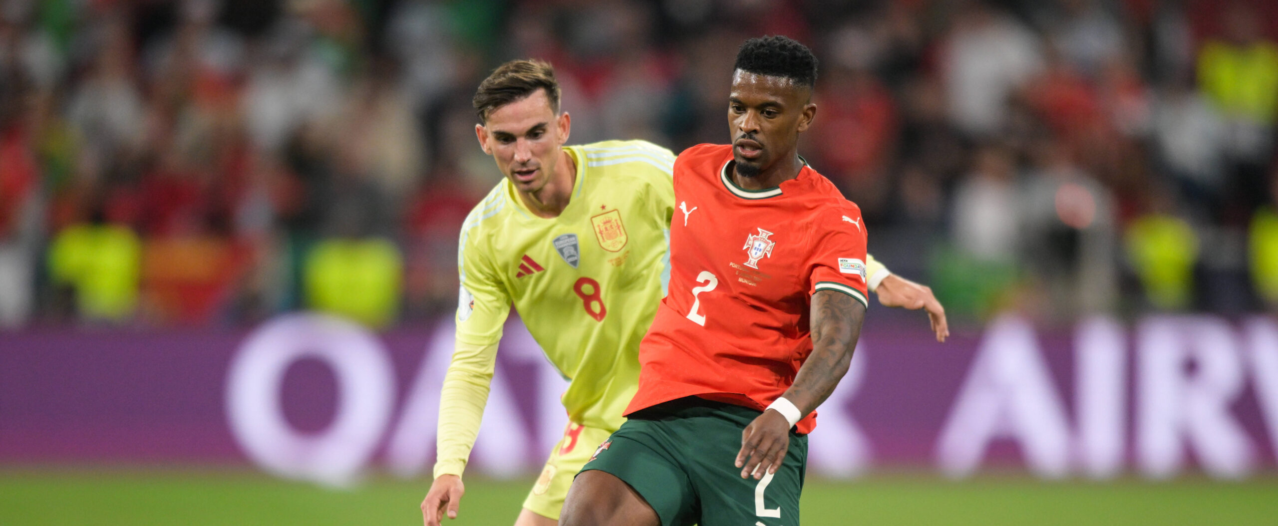 Nelson Semedo in action for Portugal in 2025