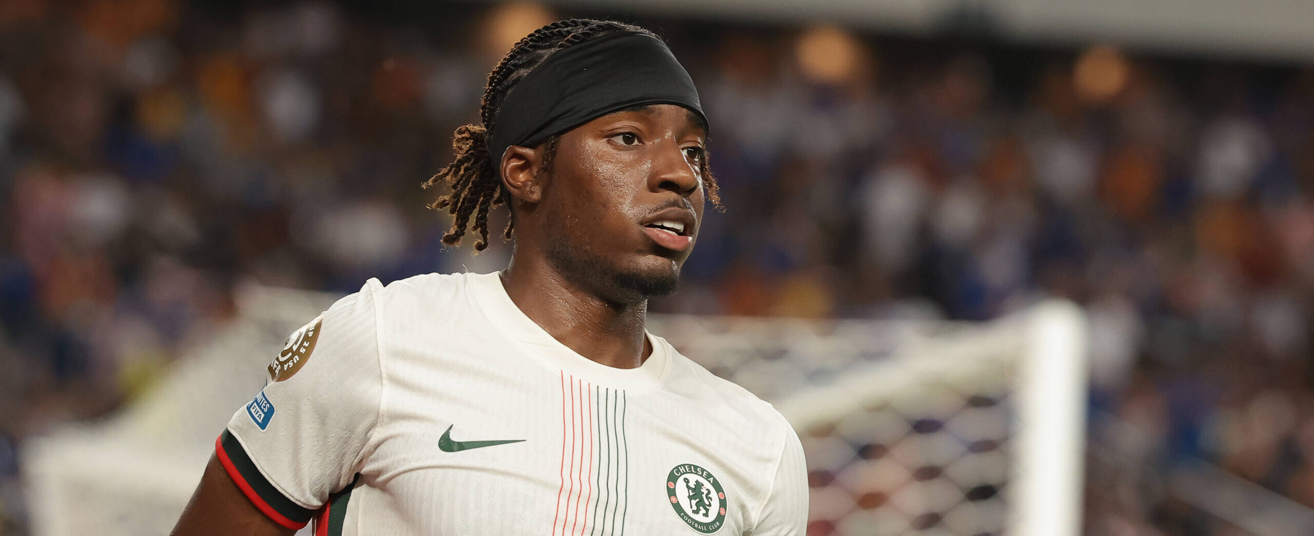 Madueke in action for Chelsea at the Club World Cup 2025