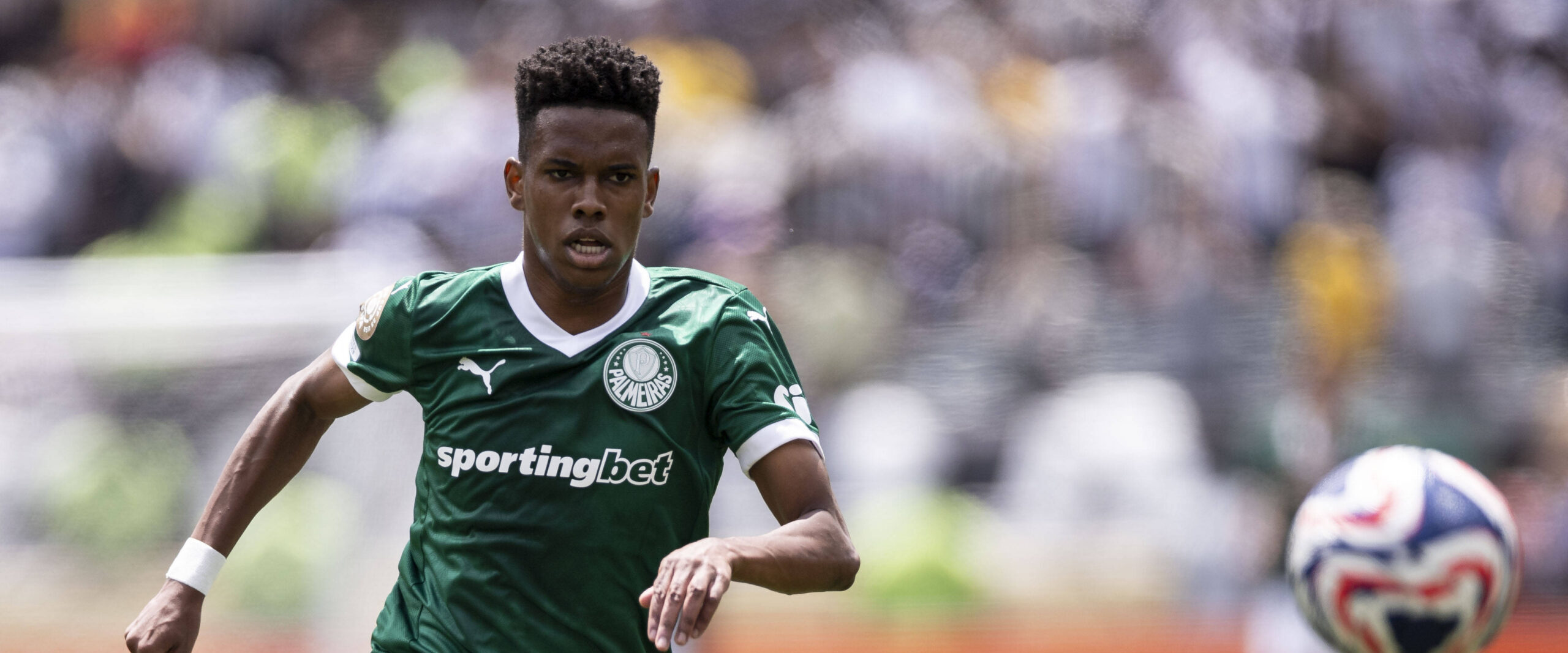 Estevao in action at the Club World Cup 2025