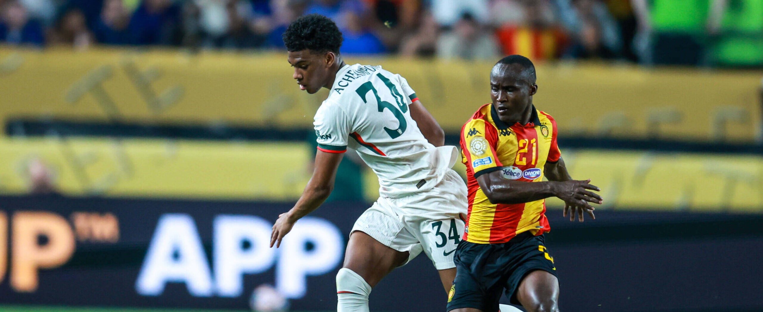 Josh Acheampong in action for Chelsea at the 2025 Club World Cup