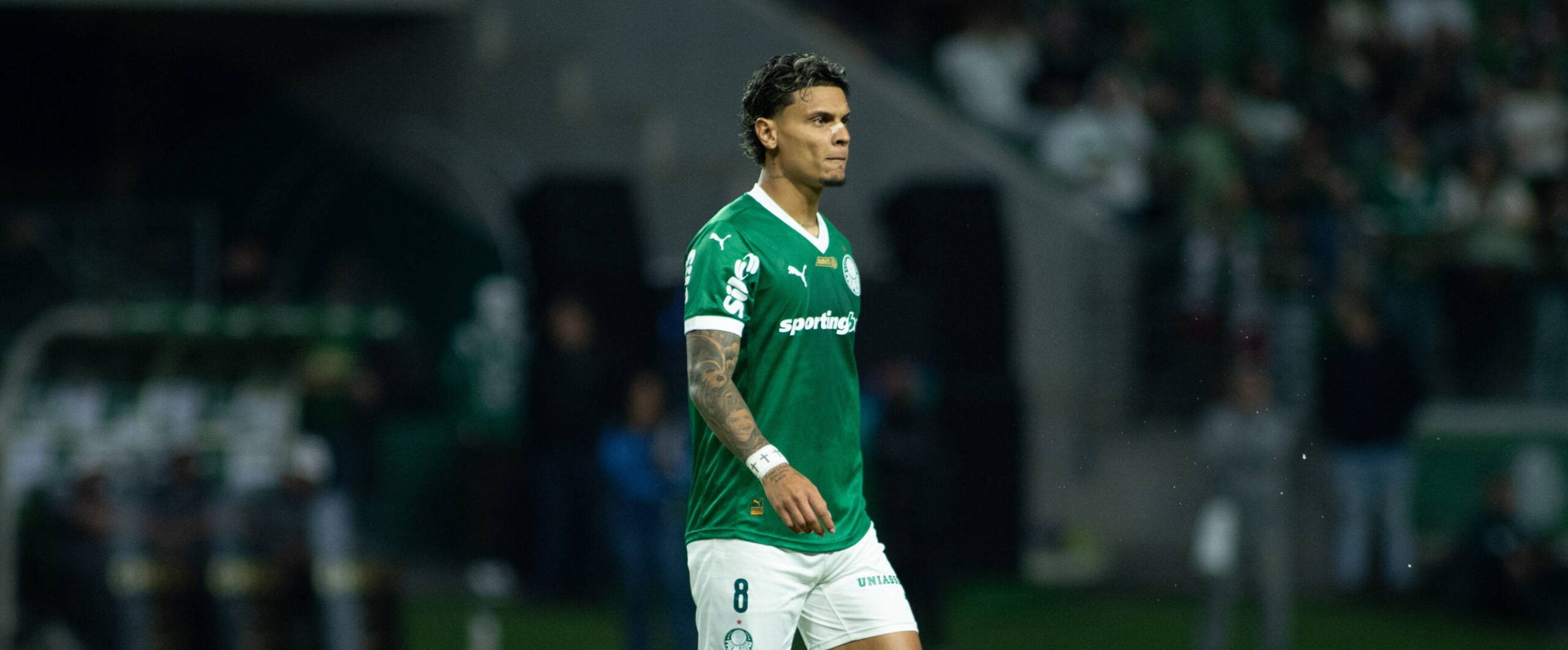Richard Rios playing for Palmeiras