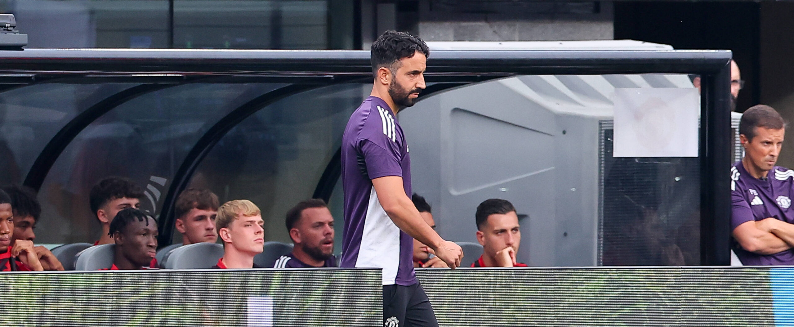 Ruben Amorim in action for Manchester United as the manager in 2025 pre-season