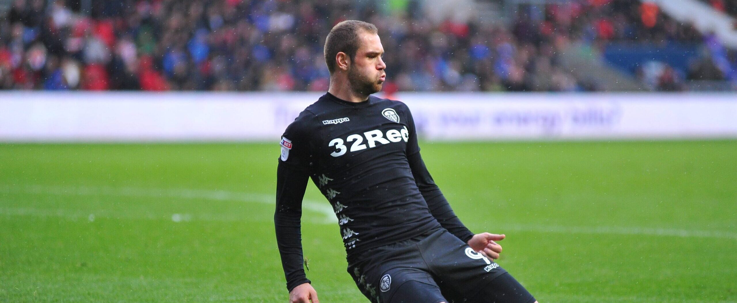Pierre-Michel Lasogga in action for Leeds United