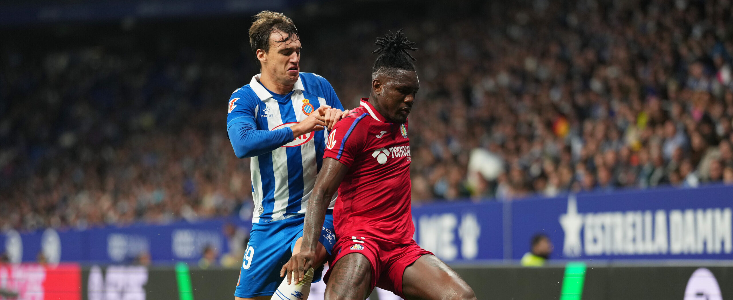 Christantus Uche in action for Getafe in 2025