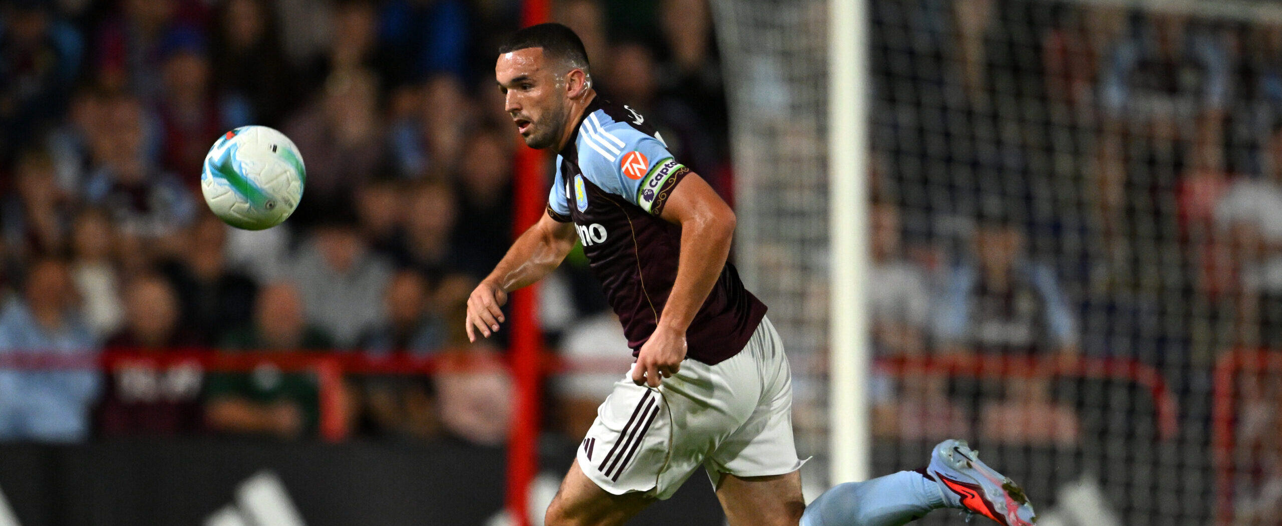 John McGinn in action for Aston Villa in 2025 pre-season friendly