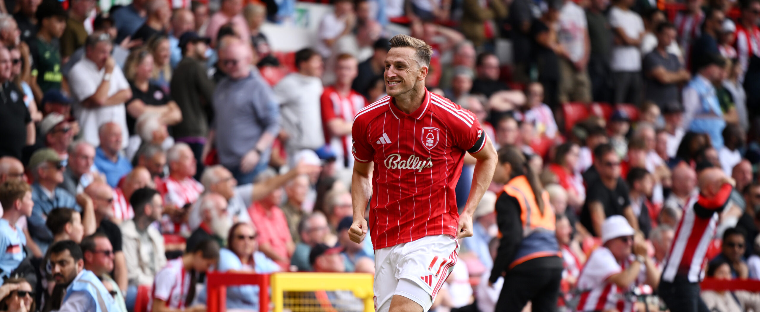 Chris Wood brace vs Brentford in the Premier League 2025 first game