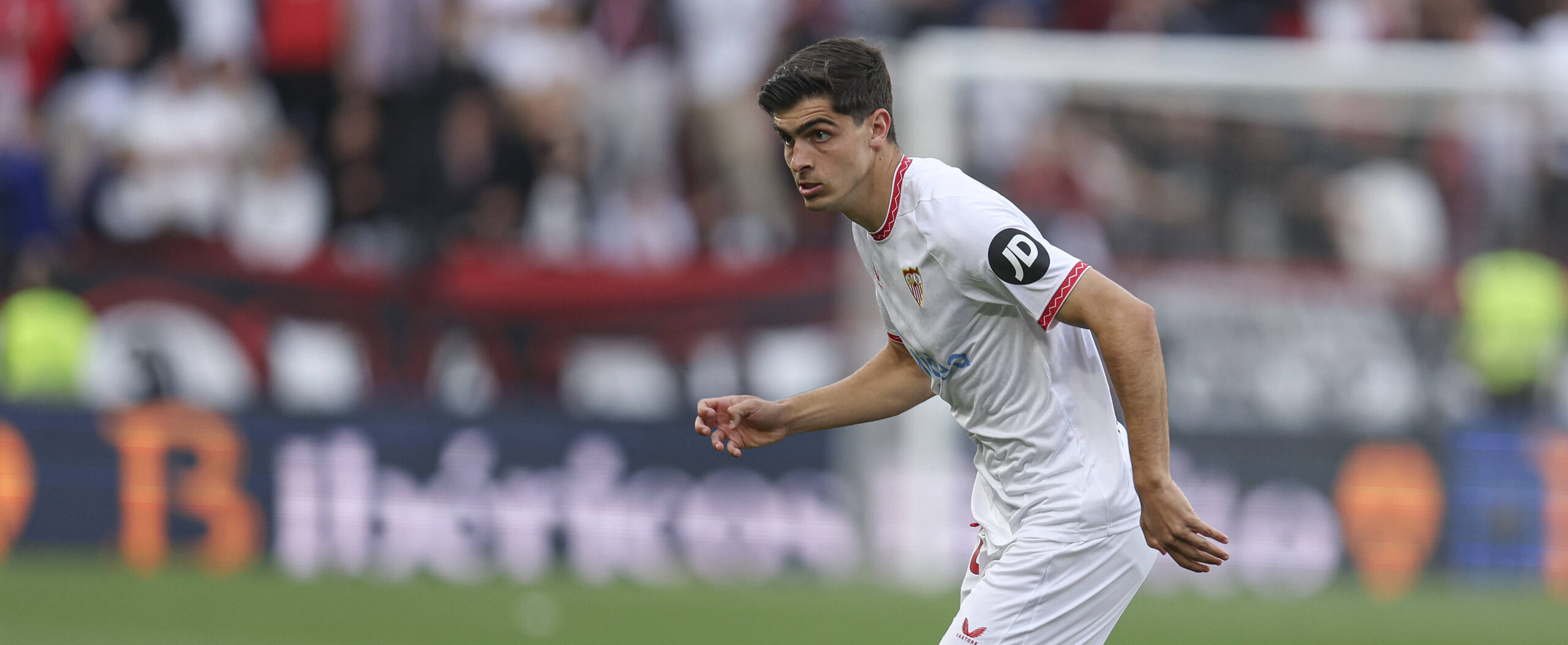 Juanlu in action for Sevilla wanted by Wolves in 2025