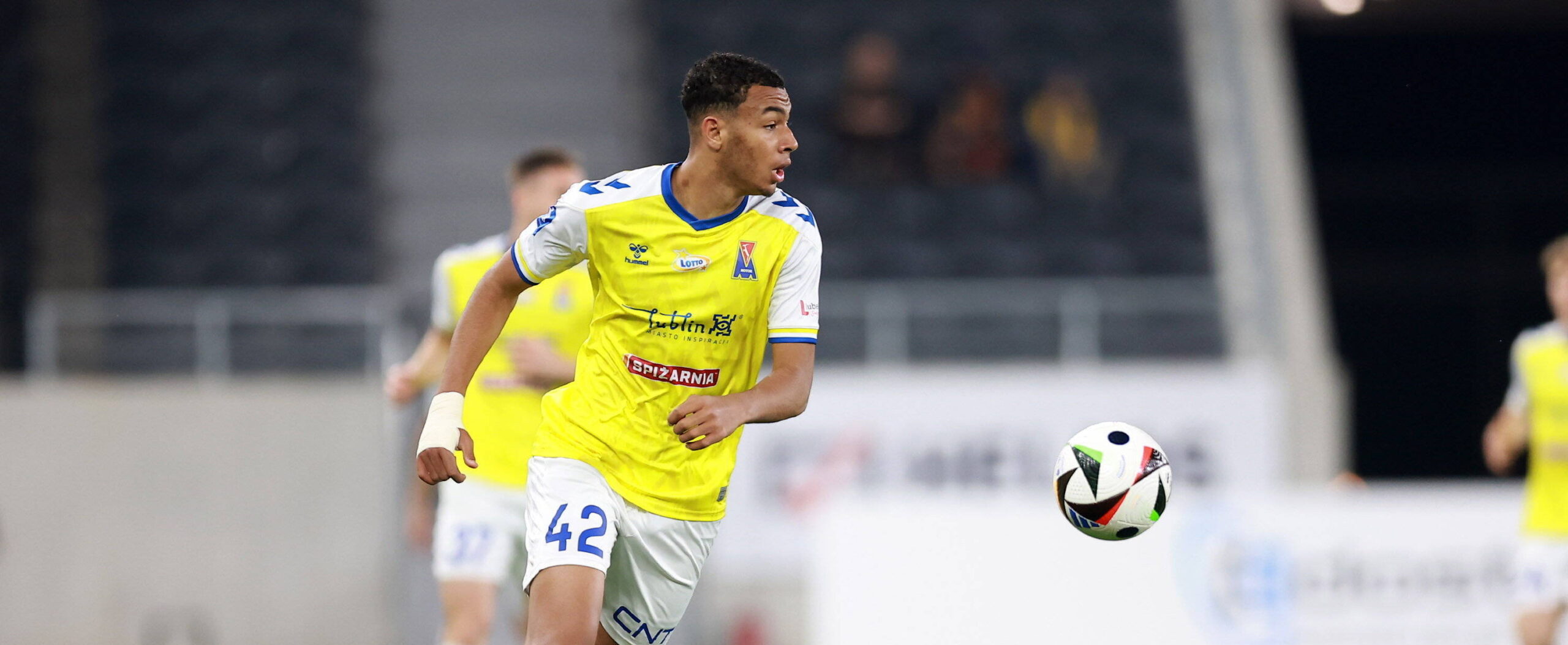 Bright Ede in action in 2025. Wanted by Manchester United