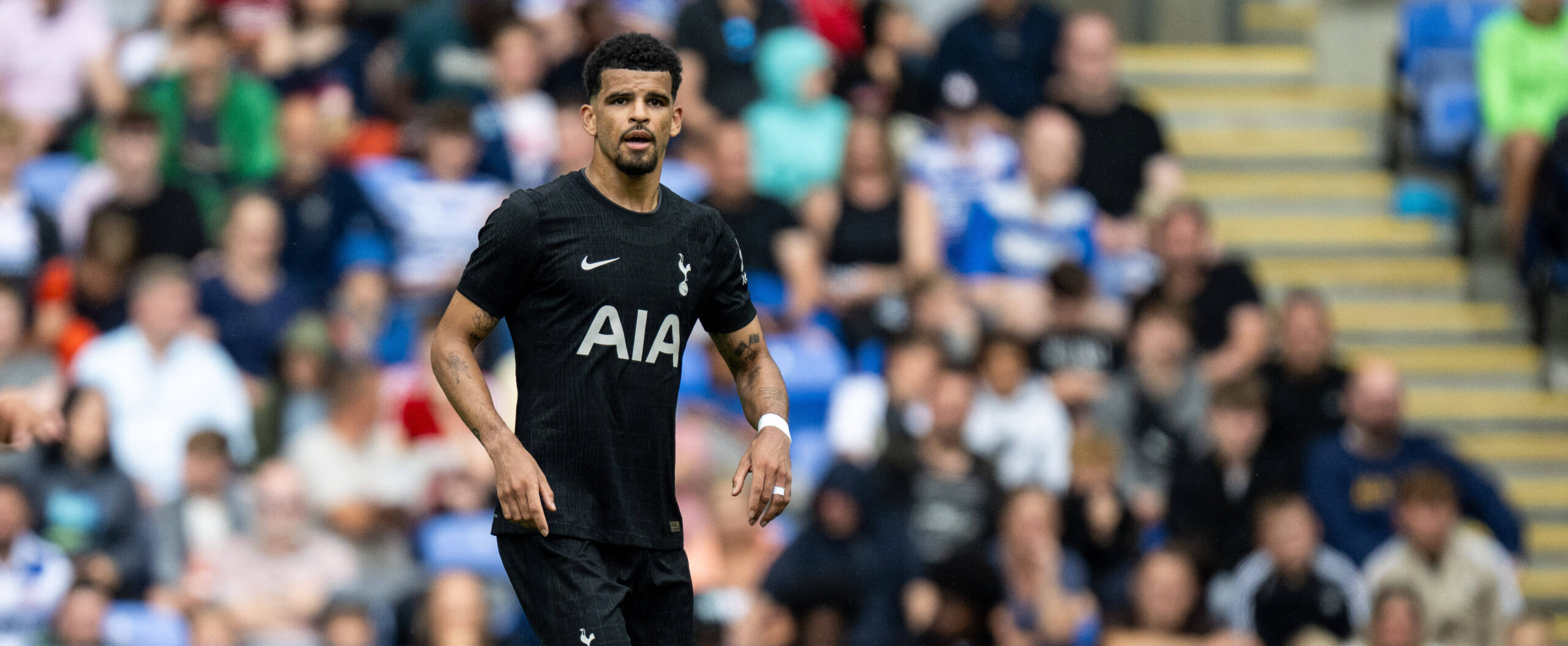Dominic Solanke in action for Spurs in 2025 pre-season friendly