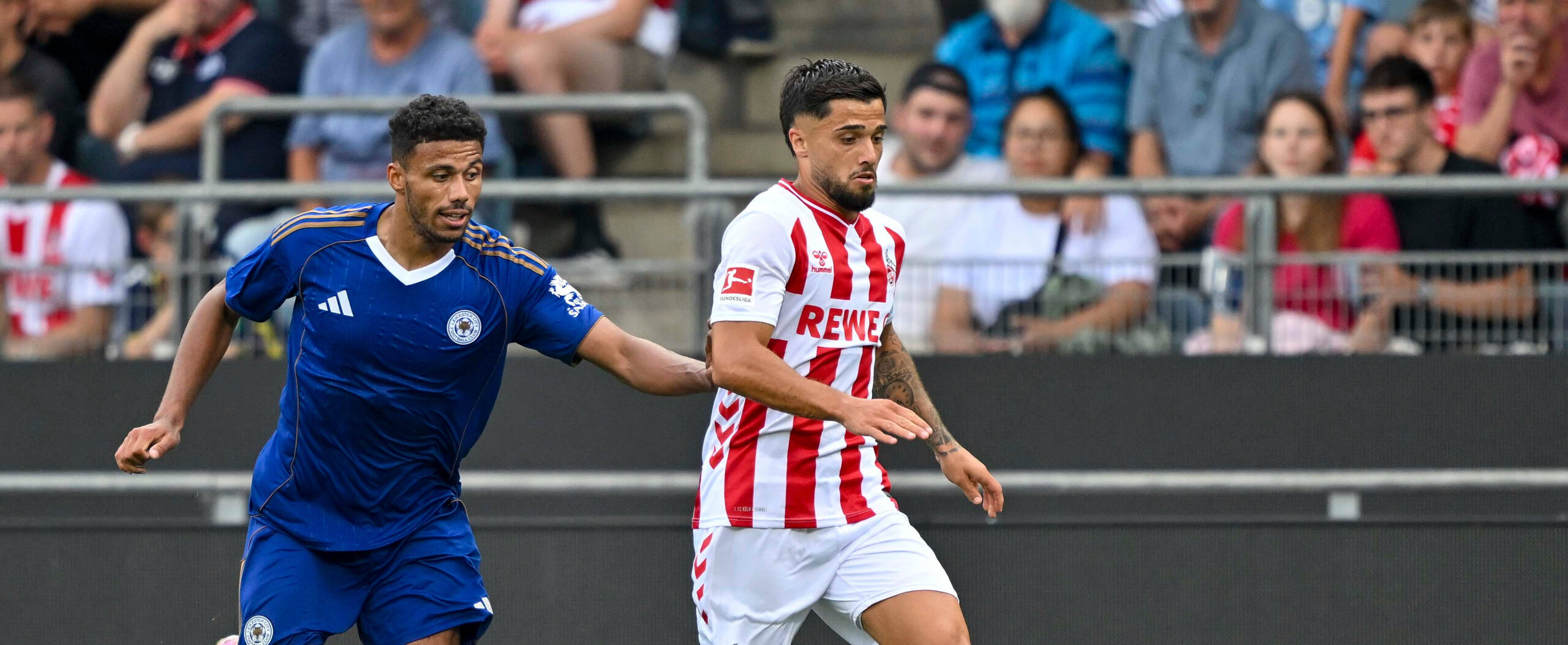 James Justin in action for Leicester in 2025 - now wanted by Everton