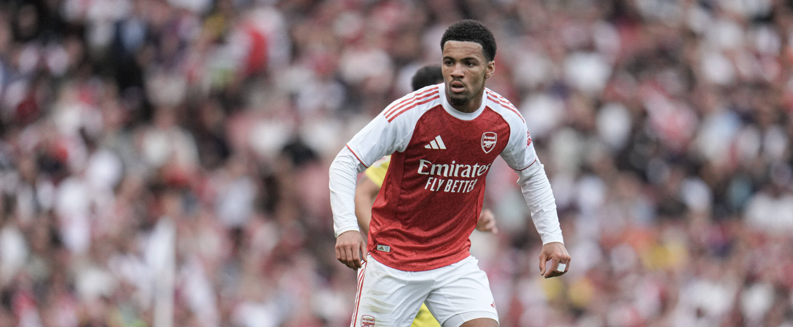 Ethan Nwaneri in action for Arsenal in 2025 pre-season friendly. Signed a new contract until 2023