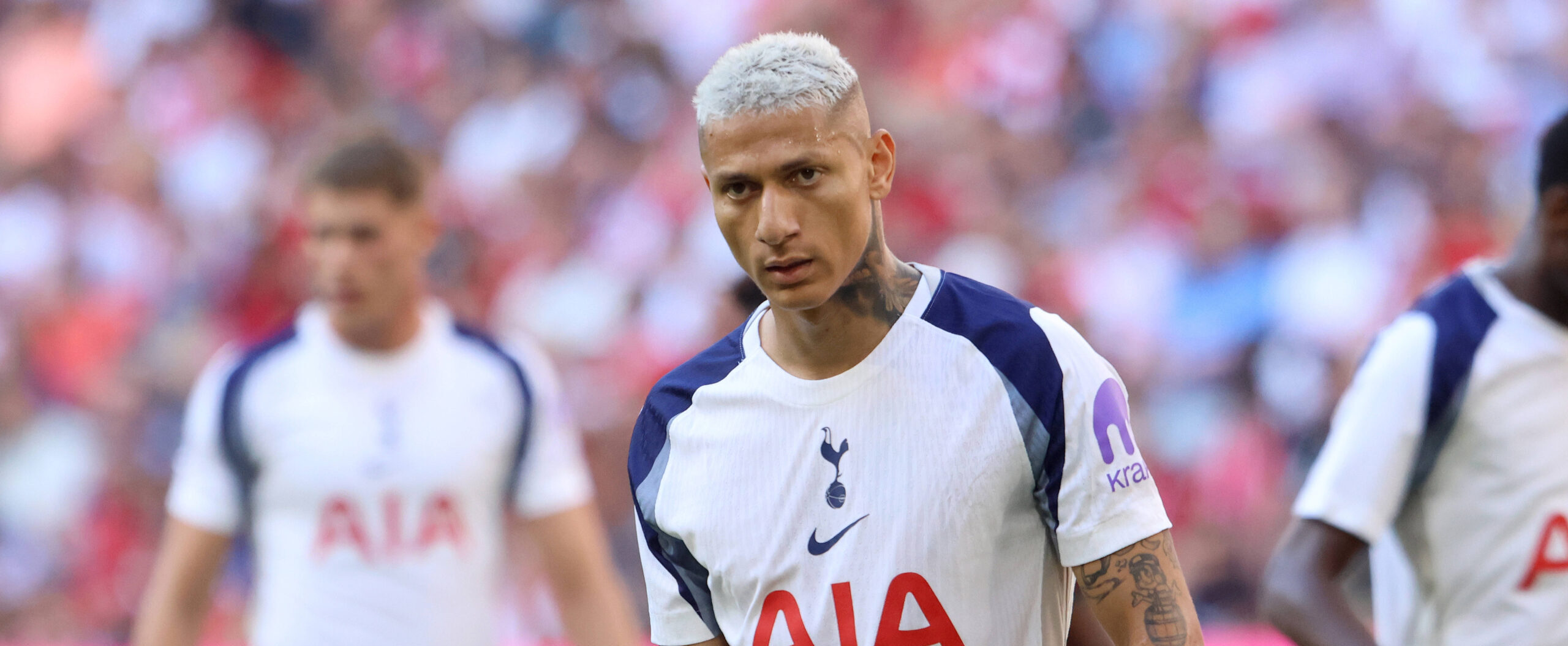 Richarlison in action for Spurs in the 2025 pre-season friendly