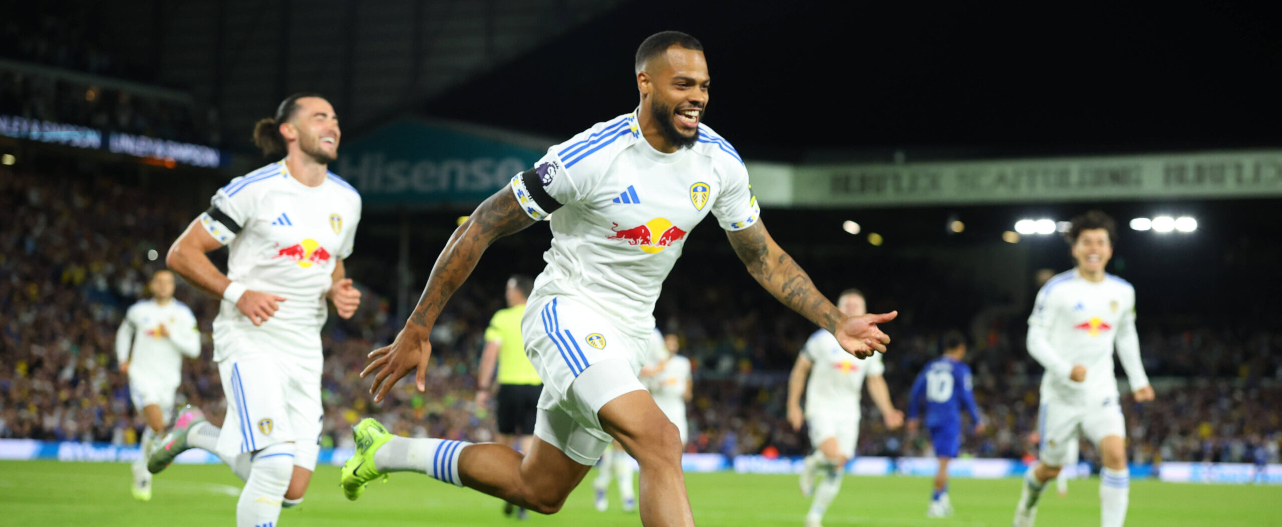 Nmecha first Leeds United goal in 2025 premier league vs Everton