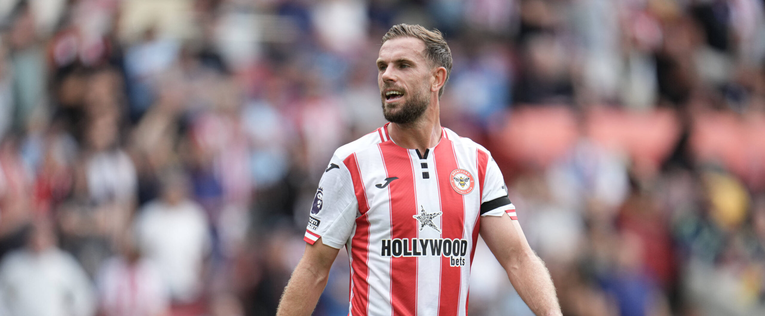 Jordan henderson vs Aston Villa at home for Brentford in 2025