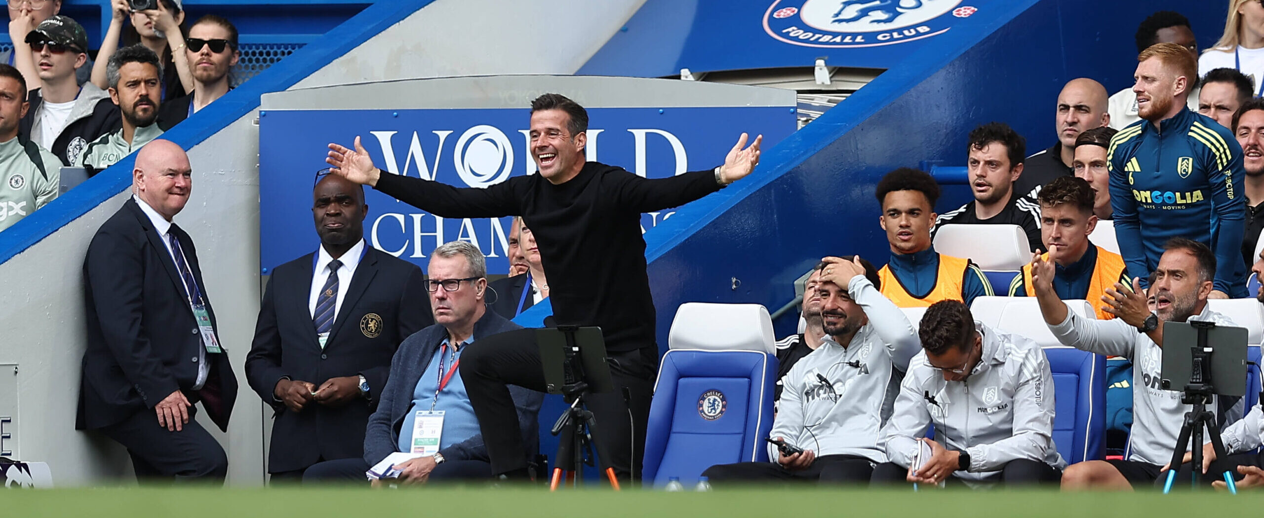 Marco Silva reaction against Chelsea in the Premier League 2025/26 season