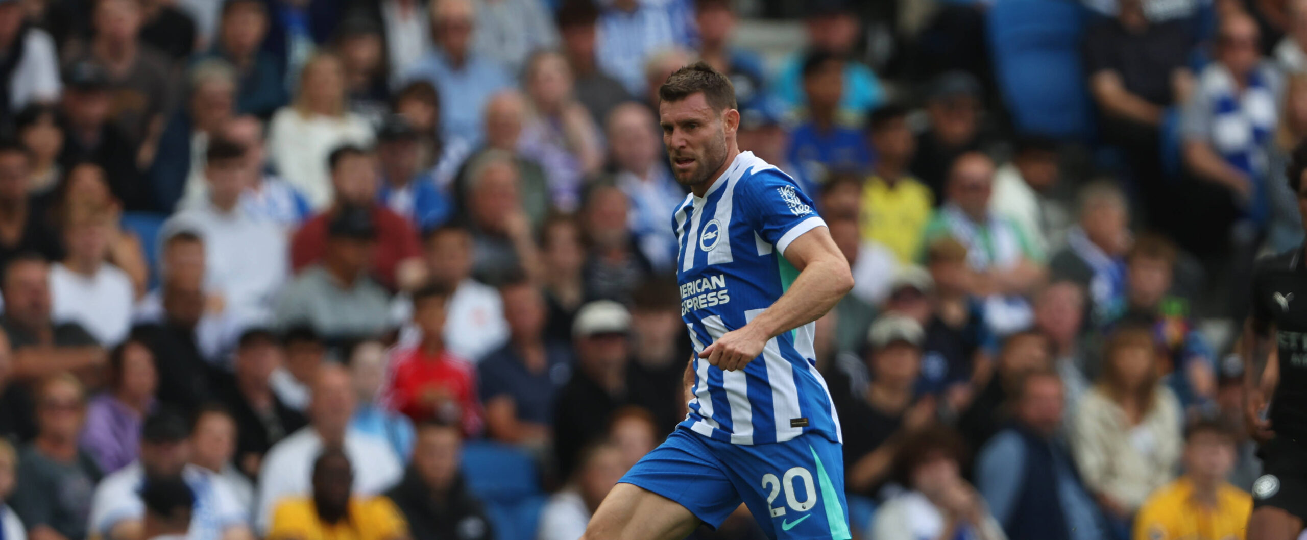 James Milner in action for Brighton against Manchester City including stats 2026/26 season