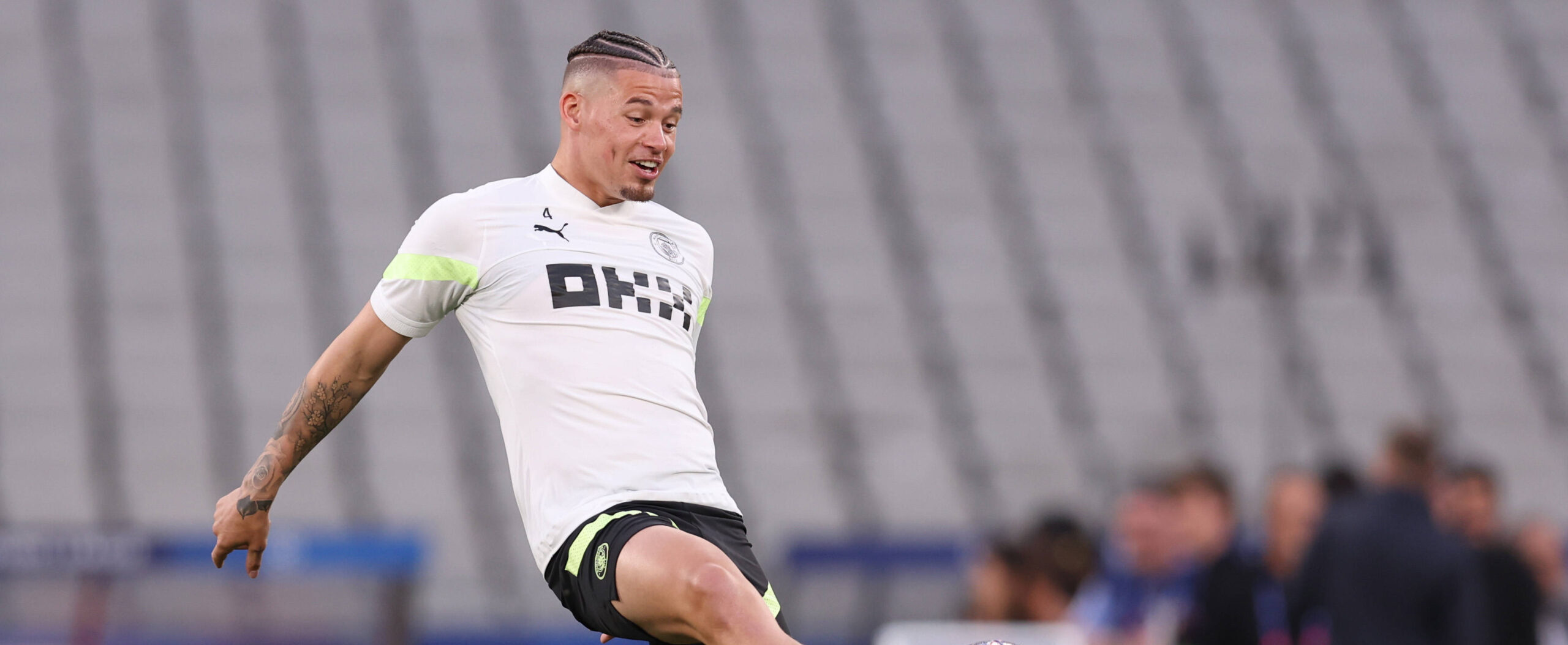 Kalvin Phillips in action for Manchester City