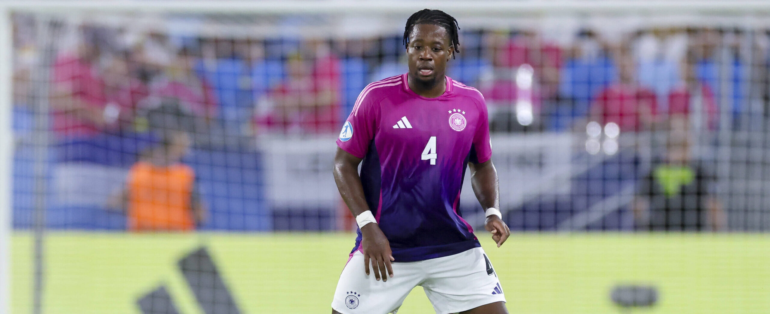 Bright Arrey-Mbi in action for Germany u21 - wanted by West Ham United