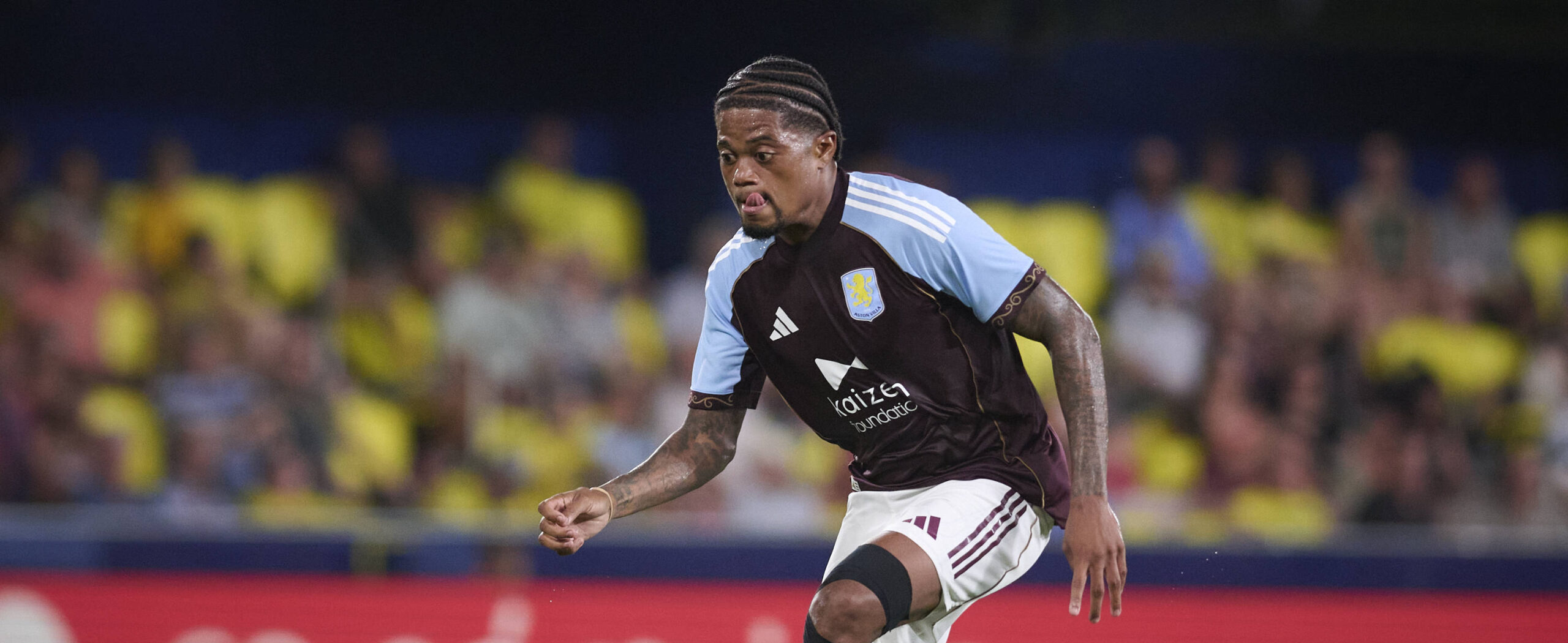 Leon Bailey in action for Aston Villa in 2025