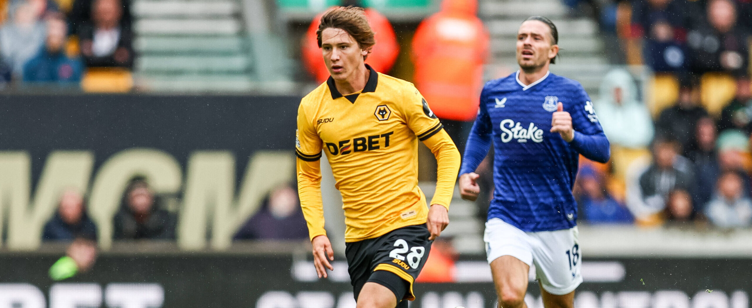 Fer Lopez in action for Wolves