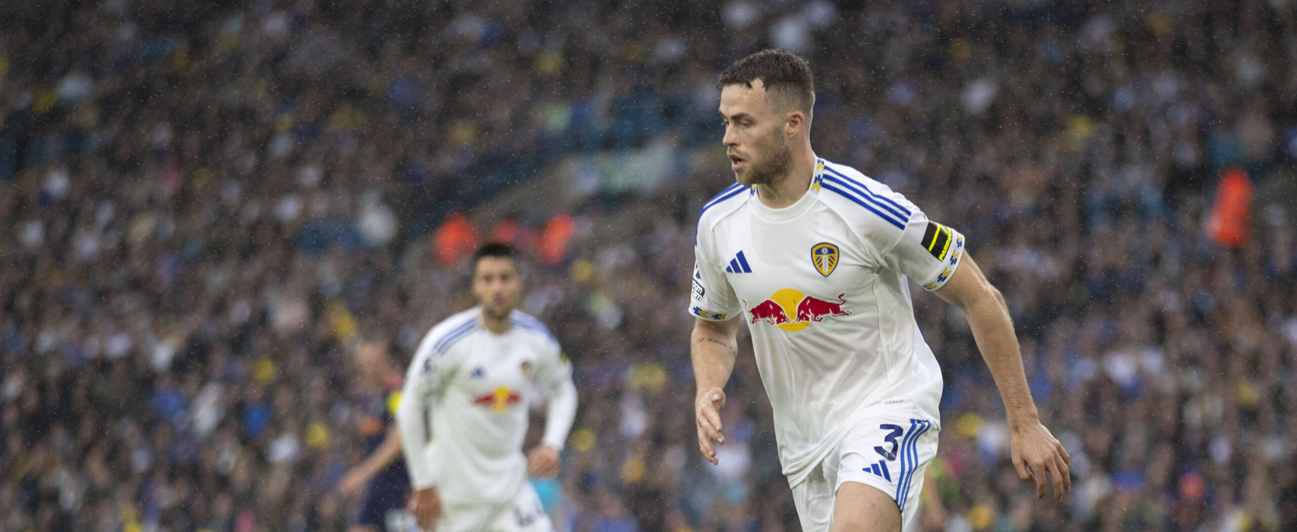 Gabriel Gudmundsson in action for Leeds United in 2025 premier league