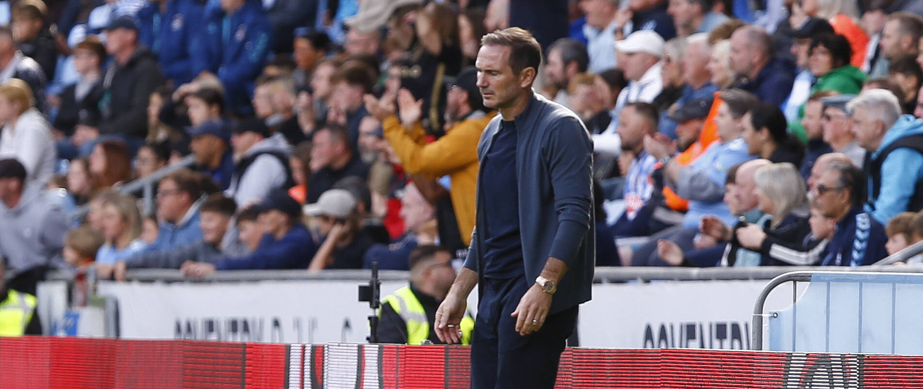 Frank Lampard in action in 2025