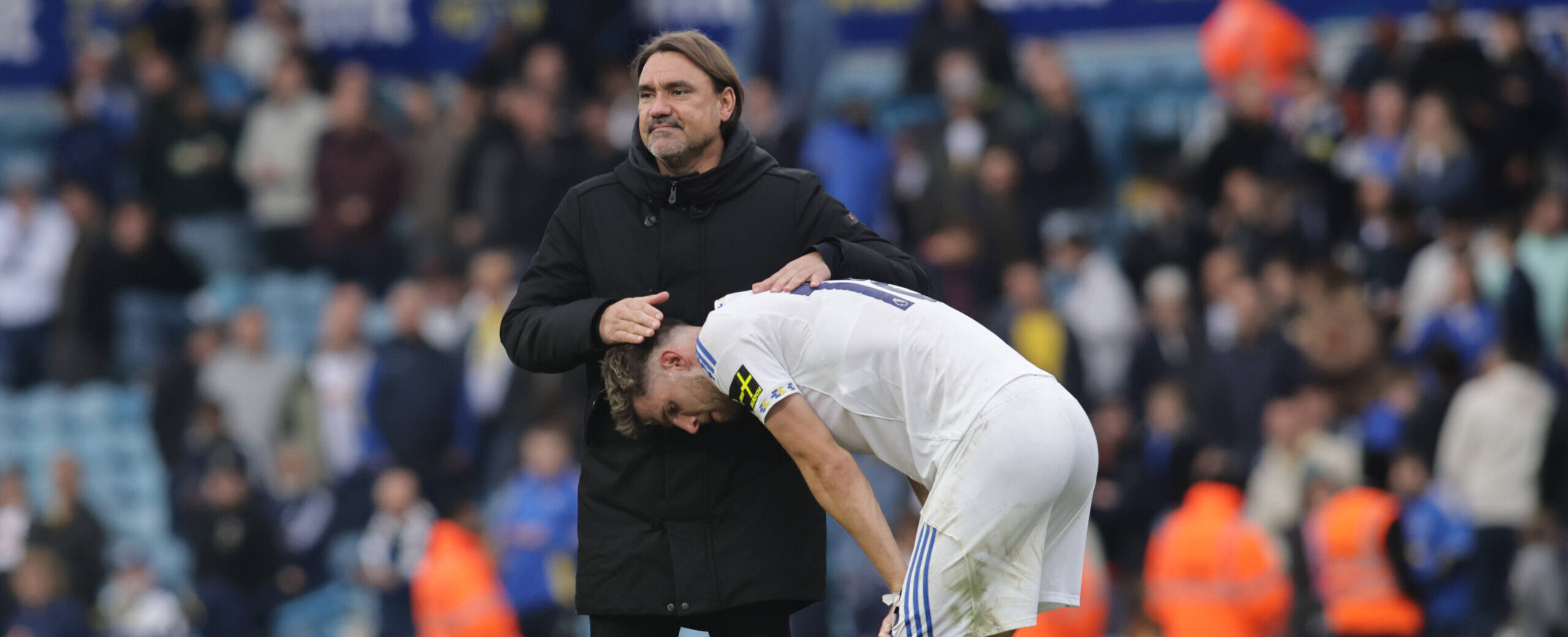 Daniel Farke in action against Bournemouth in 2025 Premier League