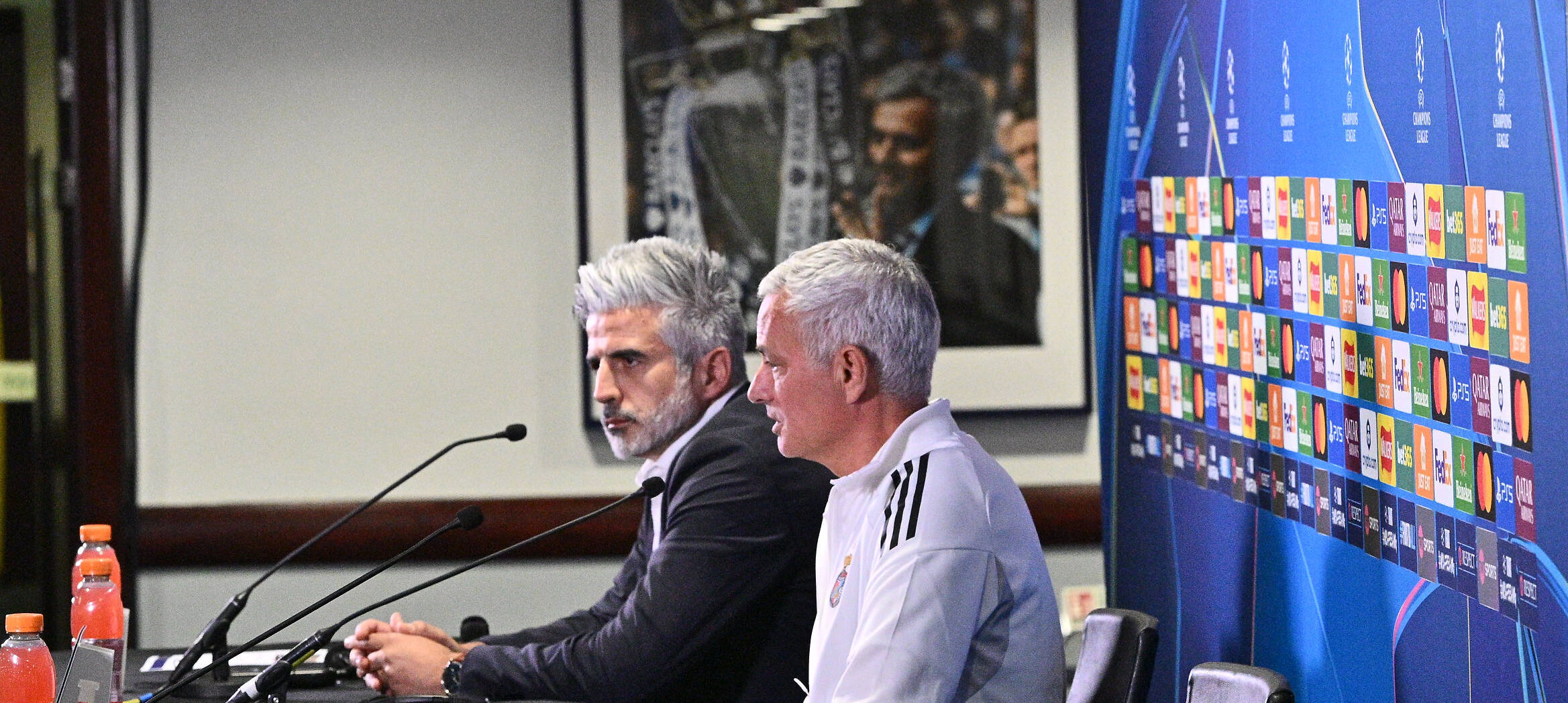 Jose Mourinho against Chelsea in 2025 with Benfica