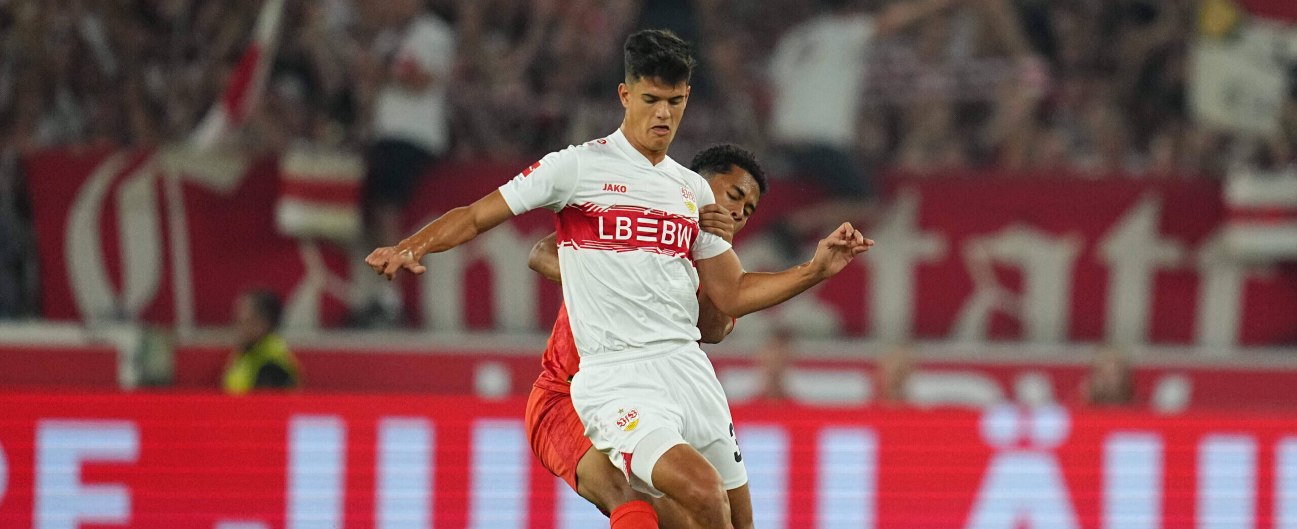 Mirza Catovic in action for Stuttgart in 2025