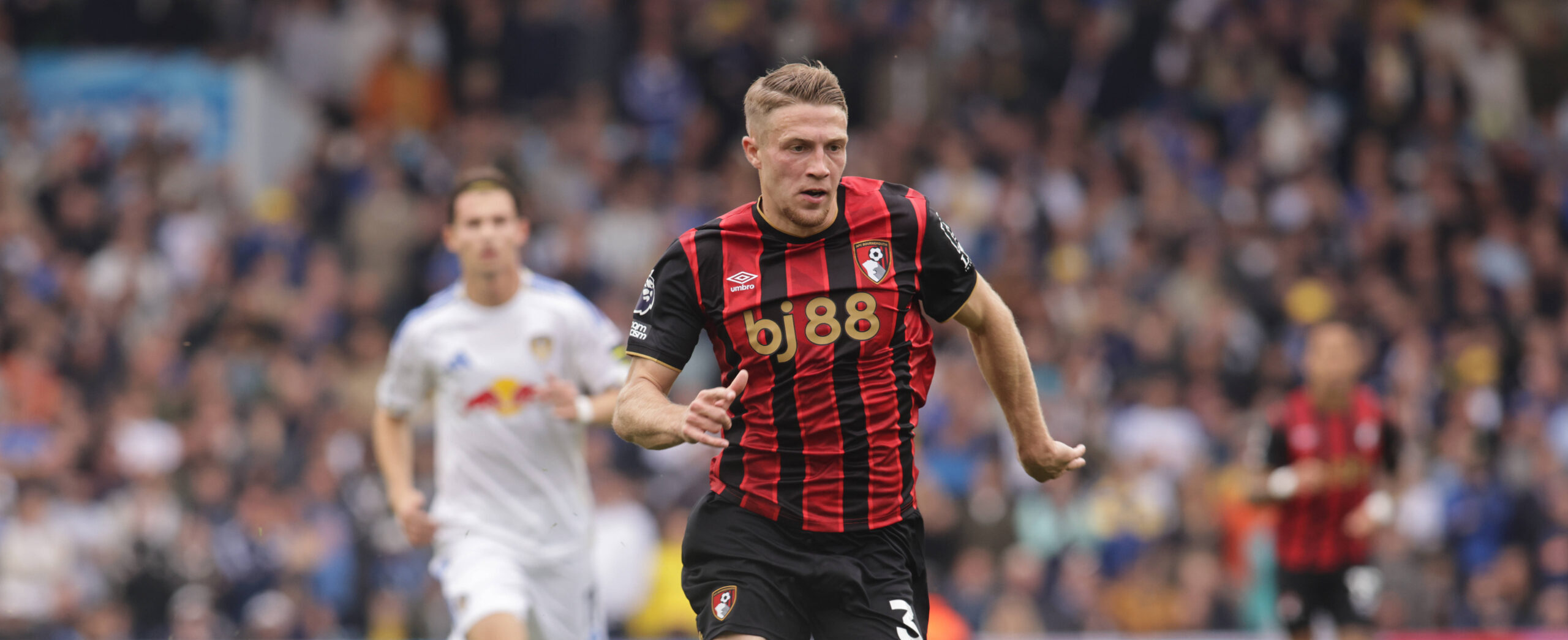 Adrien Truffert in action for Bournemouth in 2025