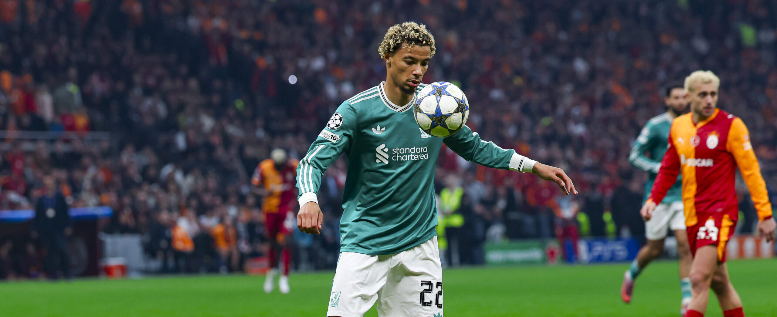 Hugo Ekitike in action for Liverpool in 2025